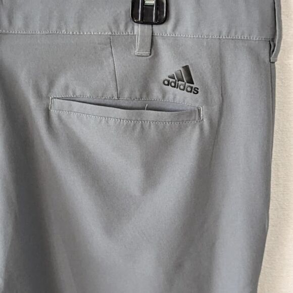 Adidas Golf Pants Lightweight Bundle 2 Pairs Khaki and Gray Size 38x30 - Picture 8 of 16